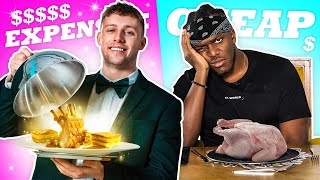 SIDEMEN TRY EXPENSIVE VS CHEAP FOOD [upl. by Yeliab]