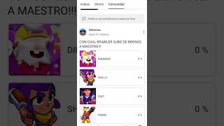 RESPONDAN mi ENCUESTA PORFAVOR🤠brawlstars masters competitive [upl. by Torosian912]