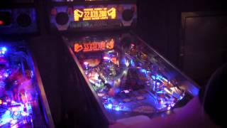 The Shadow Pinball Machine Hooked up to a 200 watt Subwoofer [upl. by Aurelea881]