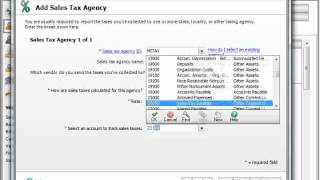 Sage 50 Tutorial The Sales Tax Wizard Sage Training Lesson 41 [upl. by Huxham]