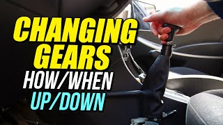 Changing Gears HowWhen  UpDown  Driving Lesson [upl. by Corder]