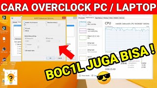 Cara Overclock Processor intel laptop  pc  Komputer [upl. by Erline]