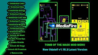 TOMB OF THE MASK MOD MENU 1183 ALL LEVELS UNLOCKED [upl. by Nnaarual]