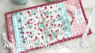 Interchangeable Knit Needle Case  TUTORIAL [upl. by Newsom]