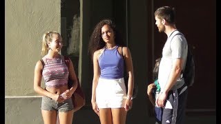 Gehen wir zu dir oder zu mir Zu dir Ok cool  STREET COMEDY  PRANK [upl. by Goober]