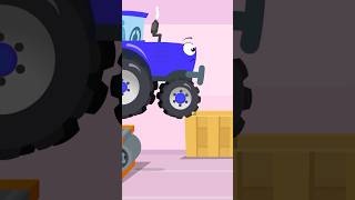 Tracteur 🚜 et amis à lusine 😉 animation cars cartoon carsstories tractor excavator [upl. by Raeann]