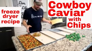 Freeze Dried 🤠Cowboy Caviar 🤠 Harvestright Freeze Dryer Recipes [upl. by Tireb]