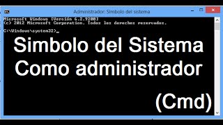 3 Maneras de ejecutar símbolo del sistema como Administrador Windows 10 y 81 [upl. by Atnuhs]