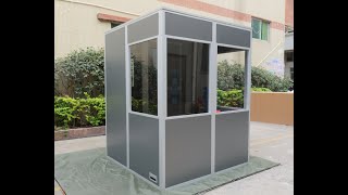 Portable Soundproof Full Size Simultaneous Translation Booth Cabin W Flight Case amp Ventilation fans [upl. by Cheri711]