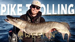 Pike Trolling On Big Lakes  Westin Fishing [upl. by Donohue]