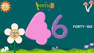 NUMBER And Counting SONG 41 TO 50  COUNTING FROM 41 TO 50  NURSERY RHYMES and kids songs [upl. by Aener]