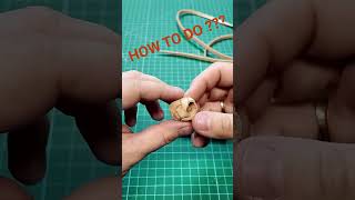 Turks knot  How to do knots leather tutorial [upl. by Rebmac496]