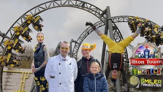 ALTON TOWERS Festival of Thrills THE SMILER TAKEOVER Vlog [upl. by Had884]