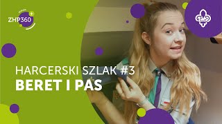 Jak zwiększyć harcerski pas i przymocować lilijkę w berecie  Harcerski Szlak 3 [upl. by Haukom966]