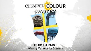 How to Paint Warcry Catacombs Terrain [upl. by Eentruoc]