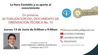 ACTUALIZACION DEL DOCUMENTO DE ORIENTACION TECNICA No15 [upl. by Kinchen]