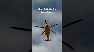 Lincs amp Notts Air Ambulance passing overhead [upl. by Jaquith]