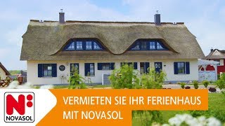 Vermieten Sie Ihr Ferienhaus mit NOVASOL [upl. by Millie42]