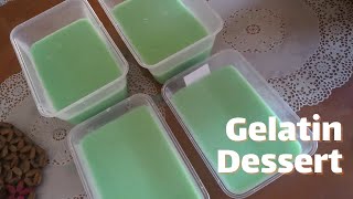 Gelatin Dessert  Quick simple and easy to make dessert [upl. by Pals972]