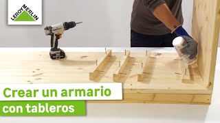 Aprende a montar un armario con tableros I LEROY MERLIN [upl. by Chesney]