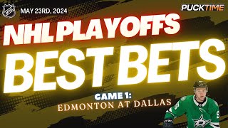 2024 NHL Playoffs Picks amp Predictions  Edmonton Oilers vs Dallas Stars Game 1  PuckTime 523 [upl. by Ycrad]