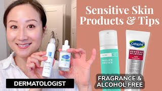 SENSITIVE SKIN amp Products amp Tips from a Dermatologist [upl. by Benis600]