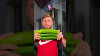 Watermelon challenge and me💚🌈✅🌿🥒🥒 comedy funny challenge duet watermelon supersour candy [upl. by Marigolde]