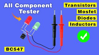 Make all component Tester using BC547 Make a universal any components tester [upl. by Scoville735]