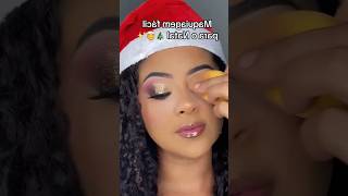 Christmas makeup inspiration christmas merrychristmas christmassongs alliwantforchristmasisyou [upl. by Iemaj416]