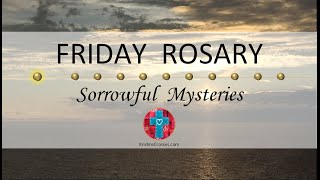 Friday Rosary • Sorrowful Mysteries of the Rosary 💜 July 26 2024 VIRTUAL ROSARY  MEDITATION [upl. by Dalia]