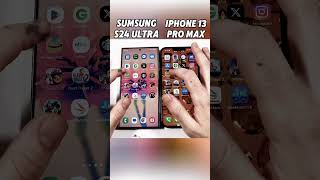 iPhone 13 Pro Max vs Samsung S24 Ultra SPEED TEST 🚀 Who’s the REAL SPEED KING 👑shortsviralvideo [upl. by Gayler]