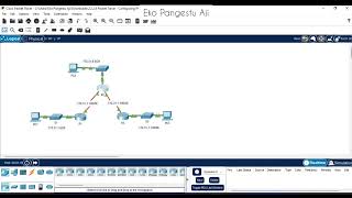 Tugas Pertemuan 2 2224 Packet Tracer  Configuring IPv4 Static and Default Routes [upl. by Blockus]