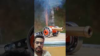 SIX Barrel  Powerful Mini Cannon 9mm Caliber Most Powerful mini Cannon EVER experiment diy [upl. by Eibur]