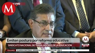 SNTE emite postura por reforma educativa [upl. by Dena]