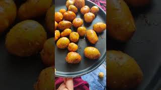 super tasty baked baby potatoes recipe oven shorts bakedpotatoes babypotatorecipe ovenbaked [upl. by Appilihp354]