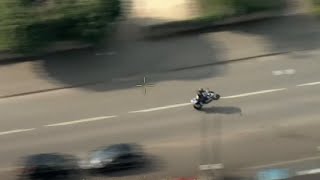 Motorcyclist hits speeds of over 100mph as Police Interceptors close in [upl. by Ardnassak731]