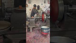 Making stainless steel bowl in handmade skill unitedstate shortfeed shortvideis [upl. by Pavier497]