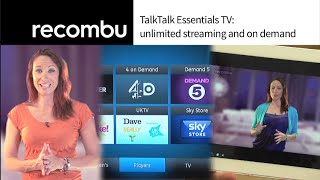 TalkTalk Essentials TV unlimited streaming and on demand [upl. by Alekim]