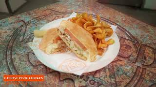 Caprese Pesto Chicken Sandwich  Twisted Fork Port Charlotte FL [upl. by Enyehc]