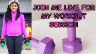 Join me in my workout session please subscribe so you dont miss out on my next session [upl. by Villada]