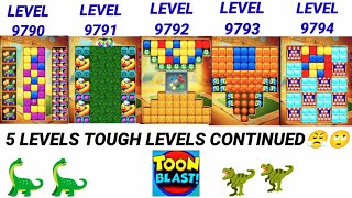 Toon Blast  Levels 97909794 [upl. by Ardiedal407]