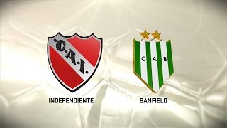 Independiente vs Banfield Fecha 14 Torneo de Primera División 20162017 FPT [upl. by Aseena]