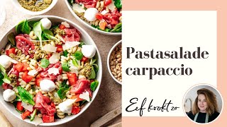 Pastasalade carpaccio [upl. by Essilem]