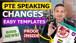 PTE Speaking Changes Tested  GOOD NEWS  Easy Templates  Edutrainex [upl. by Beutler]