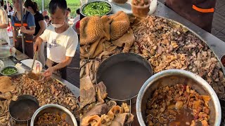 A Chinese Guy Cook Free Meals Food for the old on the Street in the Countryside [upl. by Markowitz]