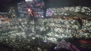 Wyatt Family entrance at WrestleMania 32 live view inside the building [upl. by Yrellam]