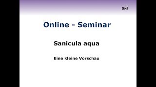 OnlineSeminar Sanicula aqua [upl. by Garvin]