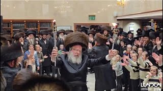 Simchas Beis Hashoeva With Biala London Rebbe  Sukkos 2024 [upl. by Artema]