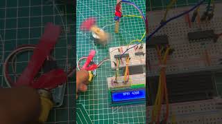 RealTime Motor RPM Display using Reed Sensor amp PWM  Electronics Experiment shorts [upl. by Nahem]