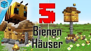 Minecraft Bienenhaus bauen 🐝 Bienen Haus in Minecraft bauen  Imkerei bauen Minecraft deutsch [upl. by Sandy869]